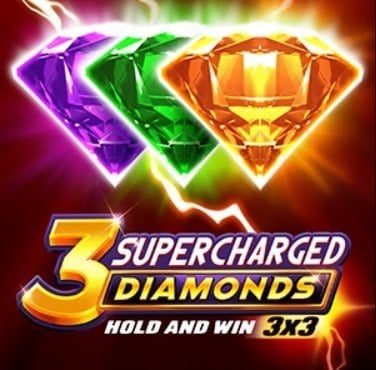 3 Supercharged Diamonds Hold and Win slot